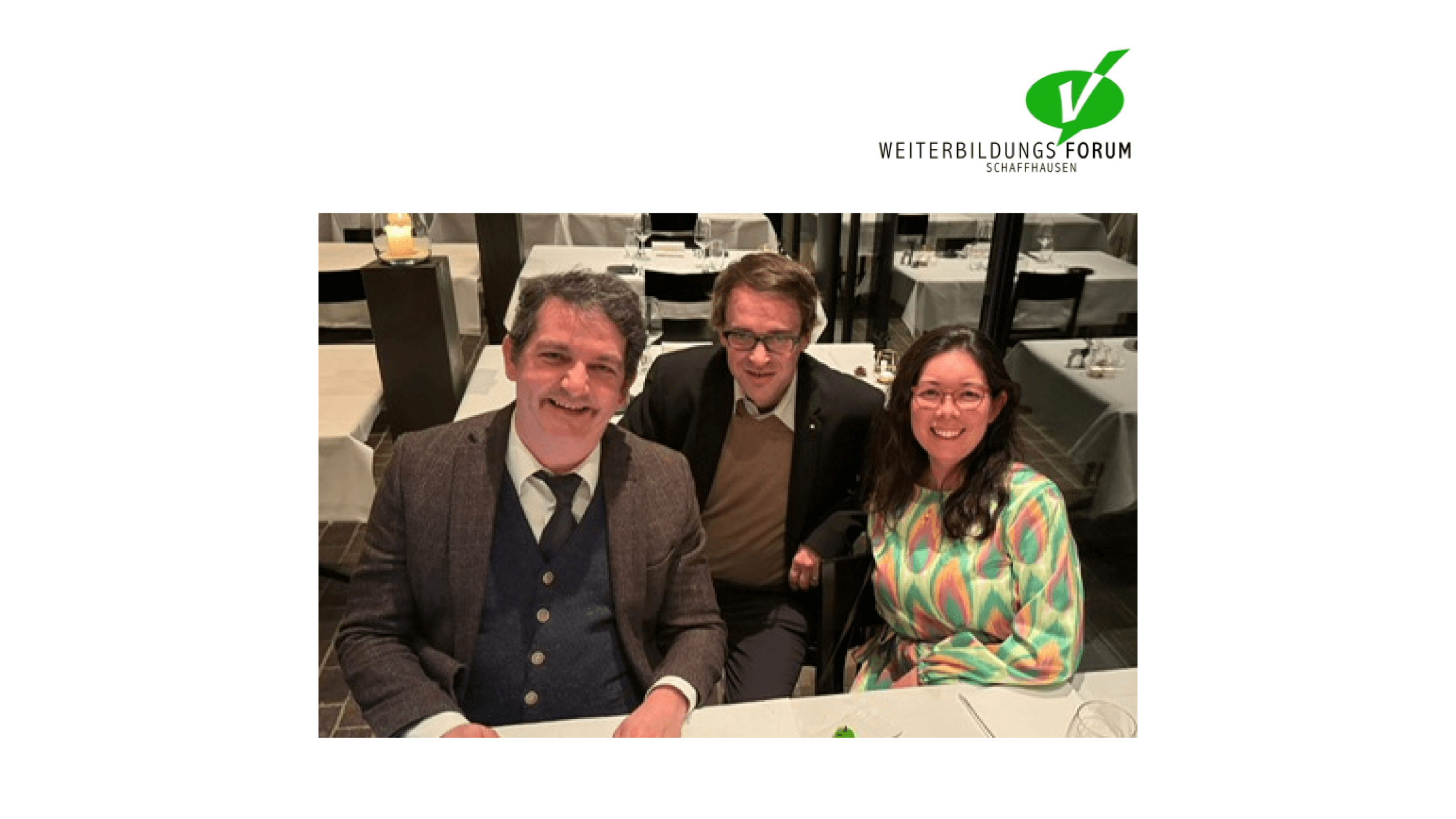 Boris Limanowitsch, Jan Flütsch und Claudine-Sachi Münger