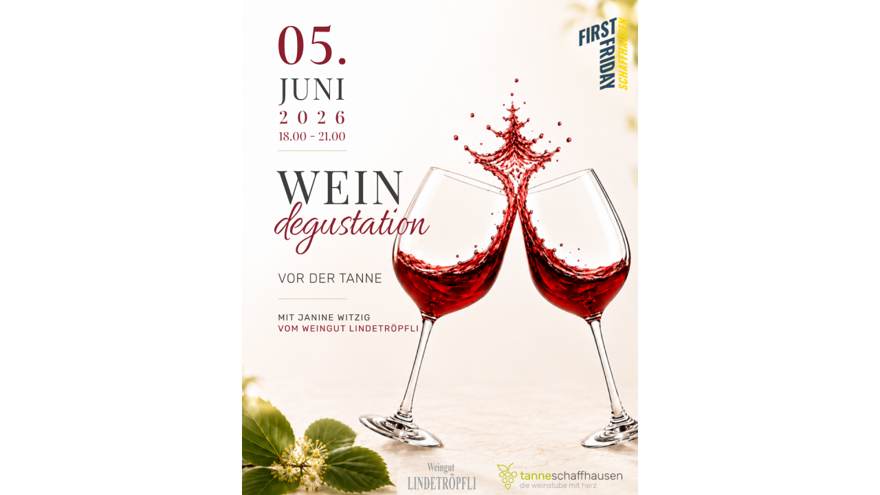 Flyer WeinDegustation mit Janine Witzig